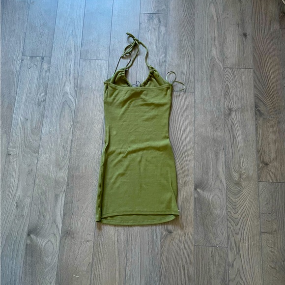Garage green mini dress - Picture 2 of 2
